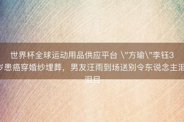 世界杯全球运动用品供应平台 